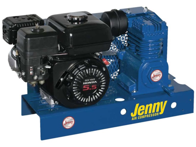 Jenny Single-Stage Base Mounted Gas Piston Air Compressor