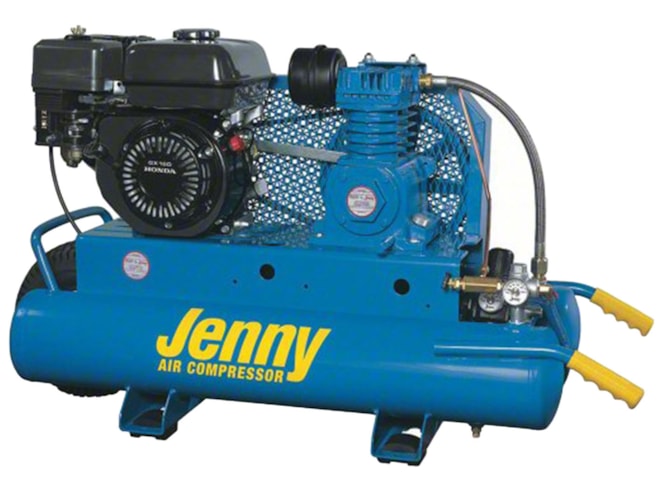 Jenny Single-Stage Gasoline Powered Portable Air Compressor