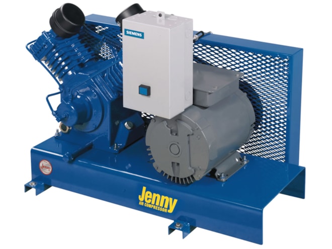 Jenny Two-Stage Base Mounted Electric Piston Air Compressor
