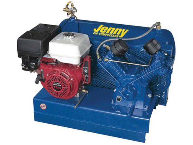 Jenny Two Stage Skid Mounted Portable Piston Air Compressor