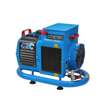 KTC Compack 2 Rotary Screw Air Compressor w Tank Ring