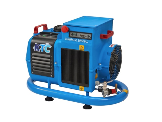 KTC Compack 2 Rotary Screw Air Compressor w Tank Ring Rotary