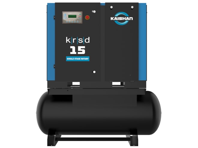 Kaishan KRSD 15 HP Rotary Screw Air Compressor, 120 Gallon