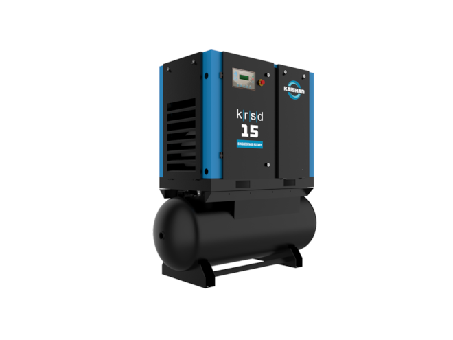 Kaishan USA KRSDT015A2V4S8U , 15 HP Rotary Screw Air Compressor, VSD