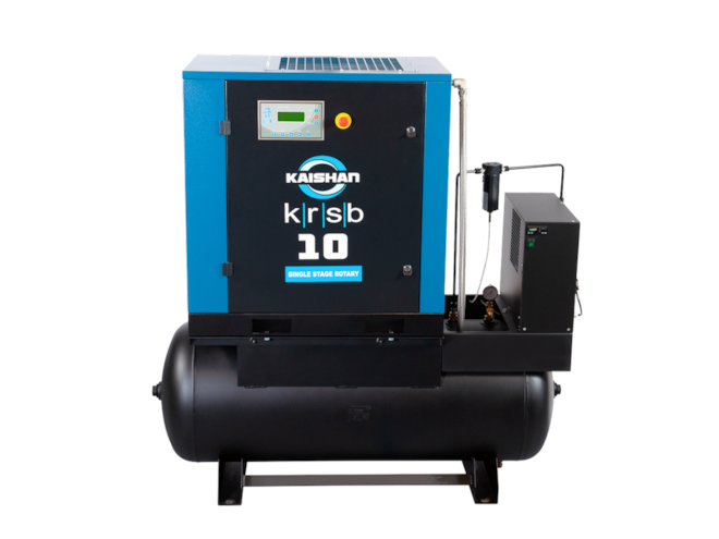 Kaishan USA KRST-010A2F4D8U, 10 HP Rotary Screw Air Compressor