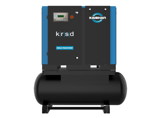Kaishan KRSD 20 HP Rotary Screw Air Compressor, 120 Gallon