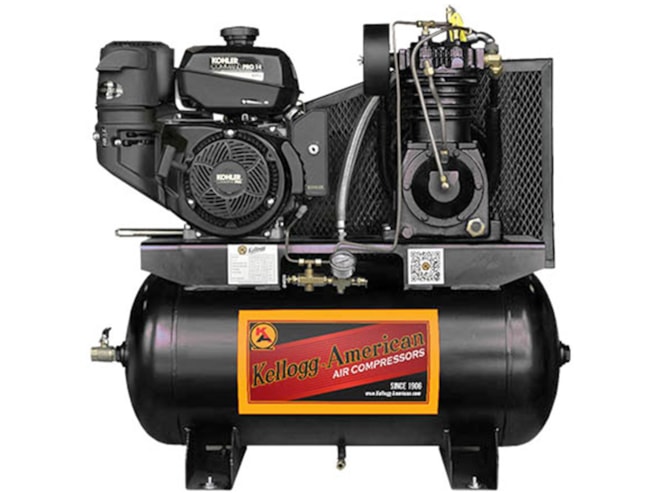 Kellogg-American Gas Powered Two-Stage Piston Air Compressor