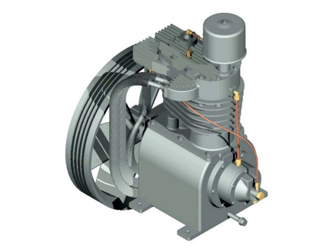 Kellogg-American K352 Compressor Pump with Flywheel