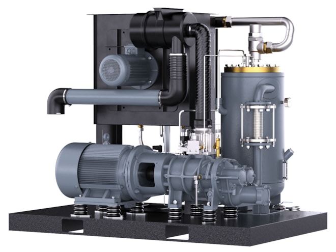 Kaishan USA KRSL Low Pressure 30 HP Rotary Screw Air Compressor