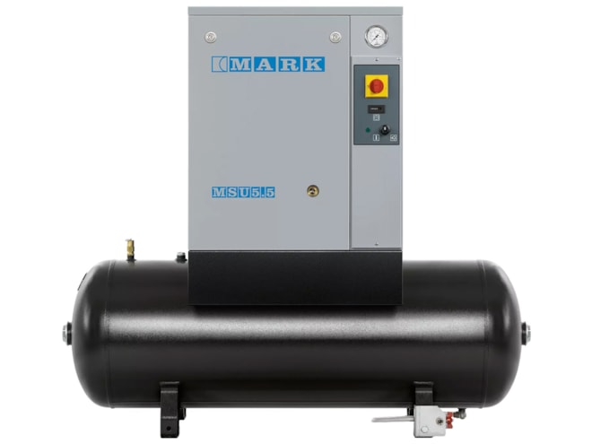 Mark Compressor MSU 30 HP Rotary Screw Air Compressor, 120 Gallon