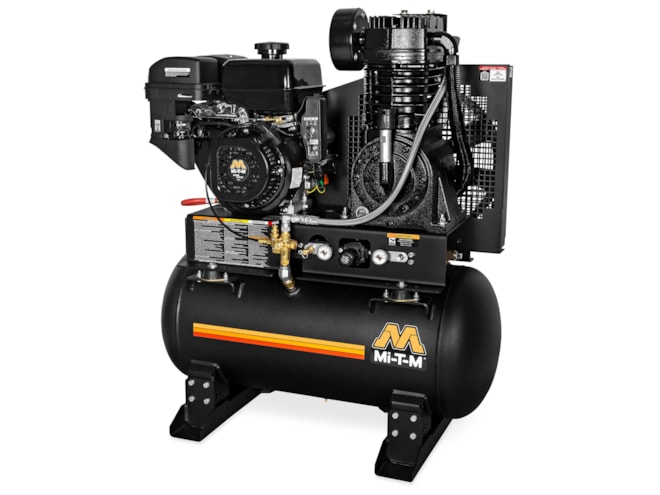 Compressor Micmar Mi-T-M 30/80 Gal Industrial Two Stage 29 CFM Gasoline Compressor | Gas ...