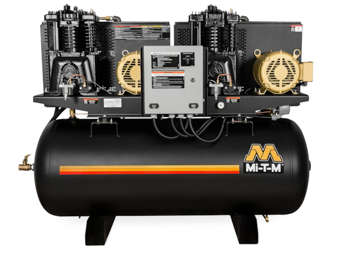 Mi-T-M, ACD-Series 5 & 7.5 HP Industrial Two-Stage Duplex Piston Air Compressors