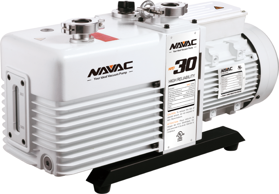 NAVAC NRD M Series Dual-Stage Oil-Sealed Corrosion Resistant Rotary Vane Vacuum Pump