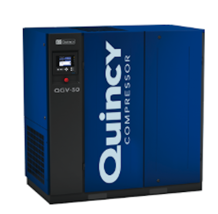 Quincy Compressor QGV-75 BM-460, 75 HP Rotary Screw Air Compressor
