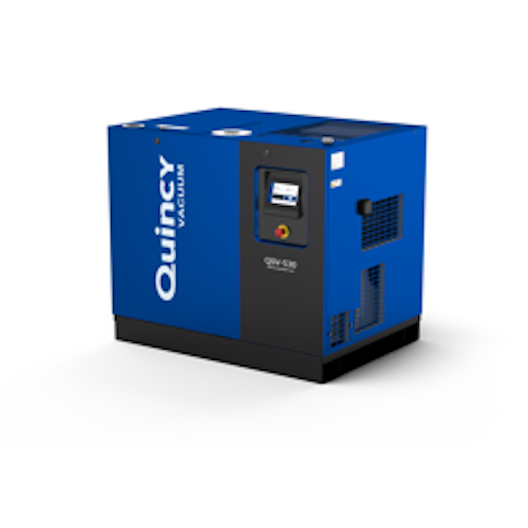 Quincy QSV-345, 10 HP Rotary Screw Vacuum System