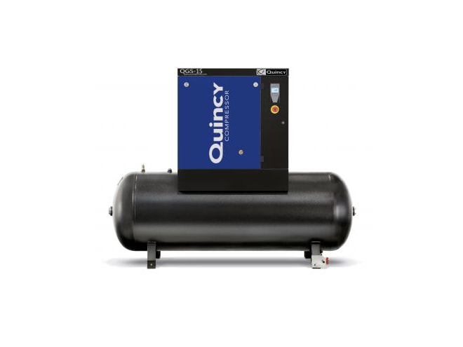 Quincy Compressor QGS 15 TM-3, 15 HP Rotary Screw Air Compressor, 120 Gallon