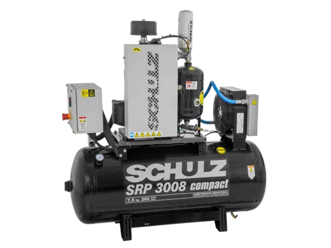 Compact Disc Compressor Schulz Compressors SRP Compact Series Rotary Screw Air Compressor ...