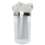 Solberg ST Series - Cast aluminum head and a clear polycarbonate see-through collection bucket