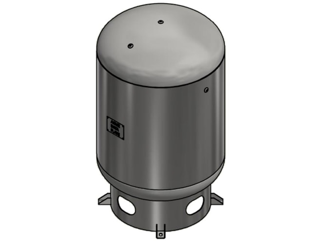 Steel Fab 120 Gallon Vertical Air Tank