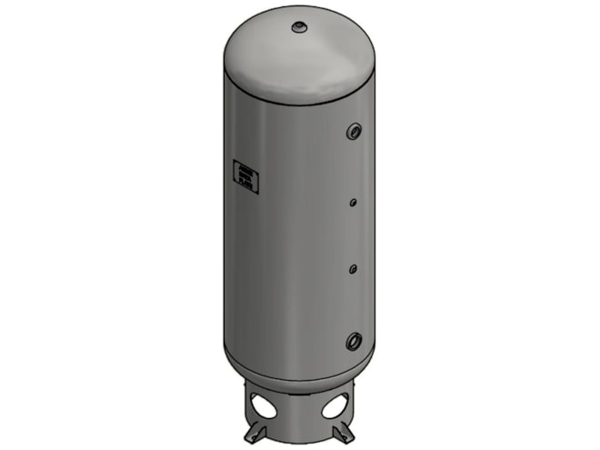 Steel Fab 120 Gallon Vertical Air Tank
