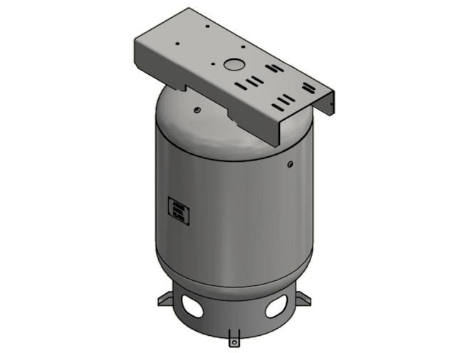 Steel Fab 120 Gallon Vertical Air Tank