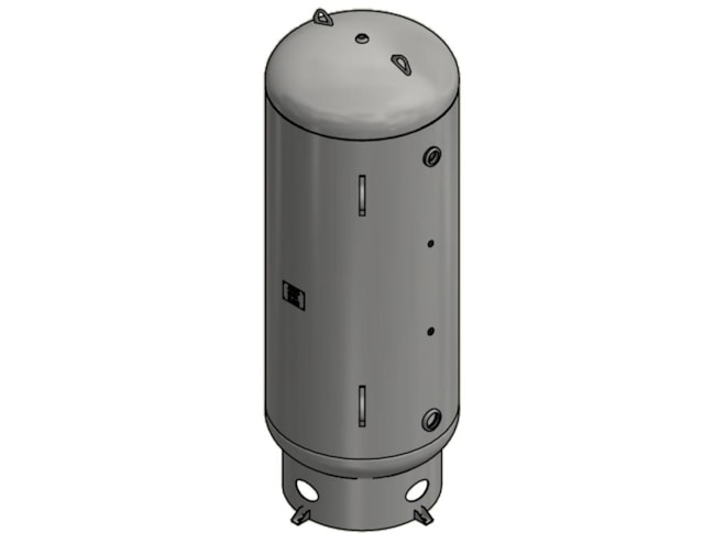 Steel Fab 400 Gallon Vertical Air Tank