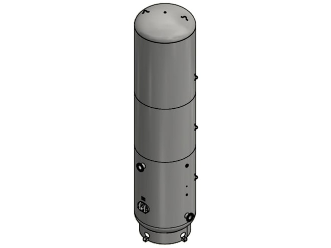 Steel Fab 5000 Gallon Vertical Air Tank