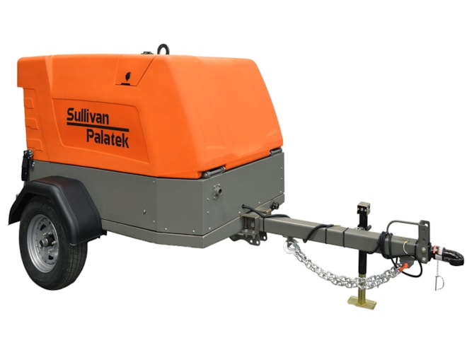 Sullivan Palatek D185PIZP Portable Diesel Driven Rotary Screw Air Compressor