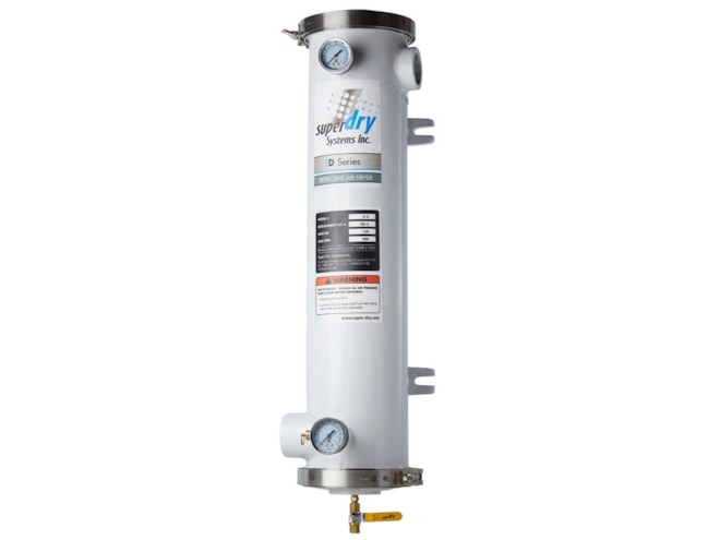 Super-Dry 280-130, 200 SCFM Desiccant Air Dryer with Cartridge, Humidity Gauge