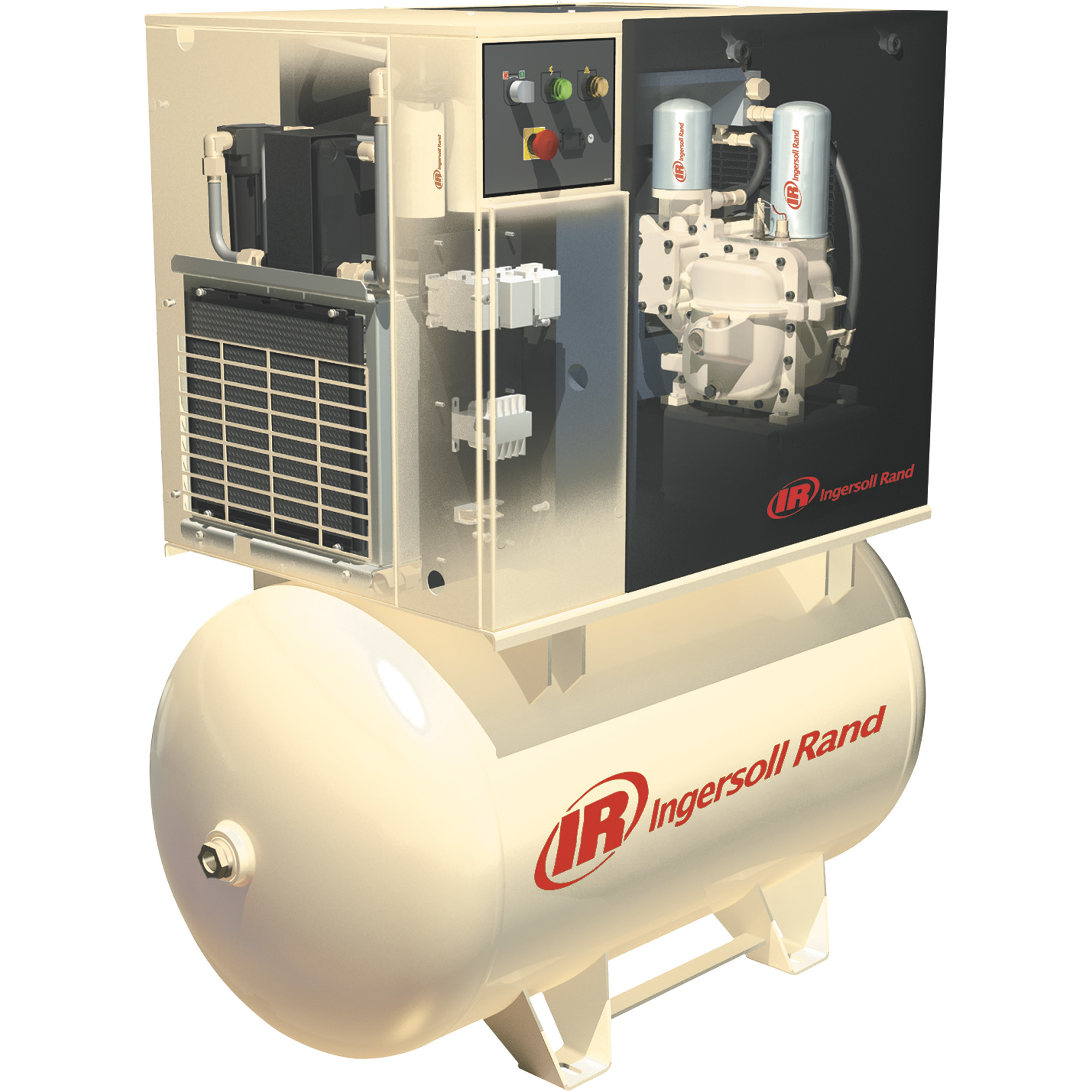 Ingersoll Rand UP6-15cTAS-150, 230V Rotary Screw Air Compressor, 120 Gal  Tank