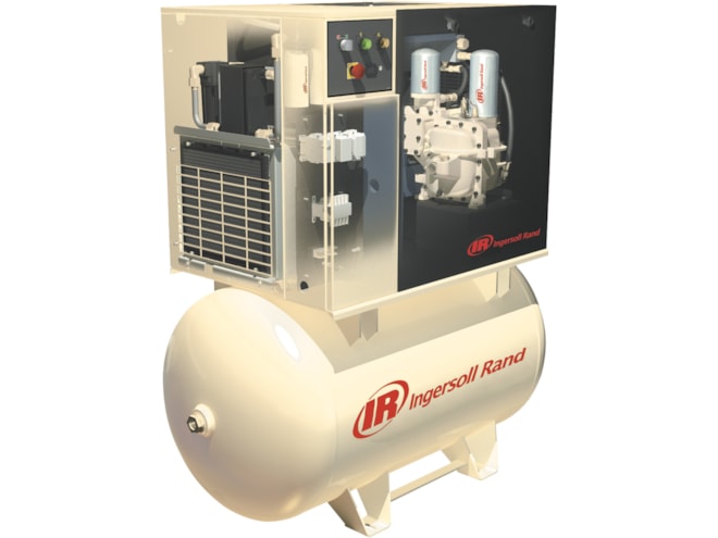 Ingersoll Rand UP6-15cTAS-150, 208V Rotary Screw Air Compressor, 120 Gal Tank