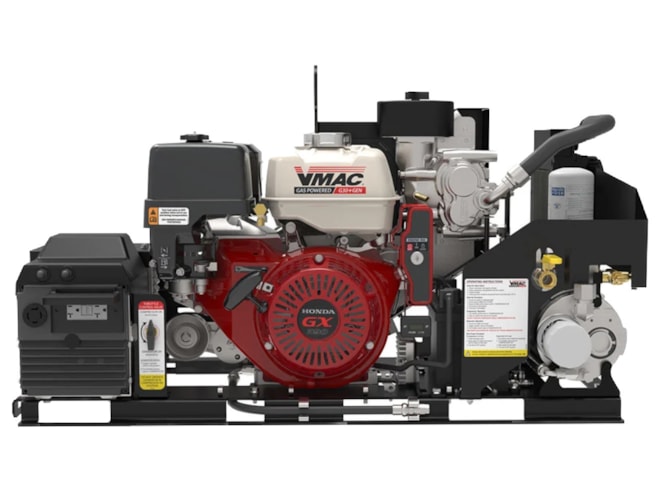 Used Vmac Compressor VMAC G30+GEN Gas Powered Rotary Screw Air Compressor with Generator ...