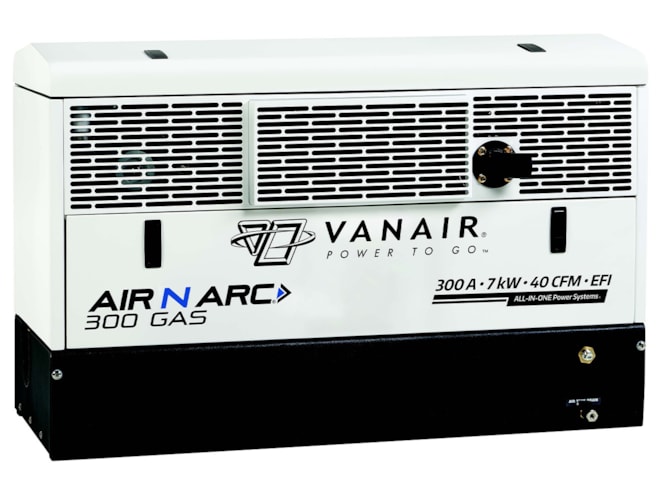 Vanair Air N Arc 300 Gas Rotary Screw Air Compressor with Generator and Welder