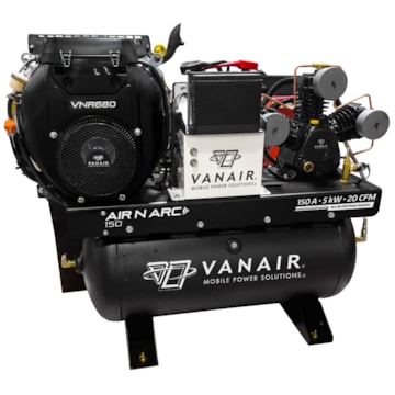 Vanair Air N Arc 150 Gas Powered Piston Air Compressor with Generator and Welder