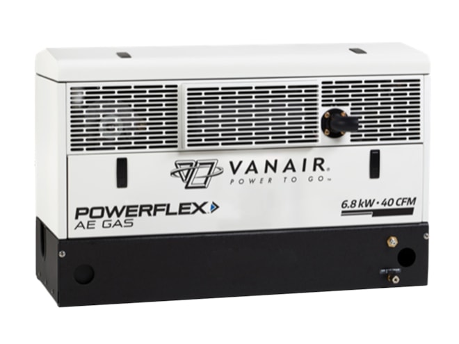 Vanair Powerflex AE Series Gas Rotary Screw Air Compressor with Generator