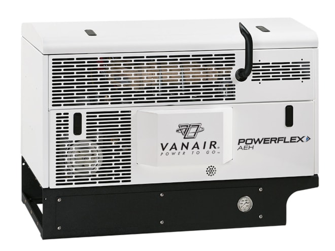 Vanair Powerflex AEH Series Diesel Rotary Screw Air Compressor with Generator