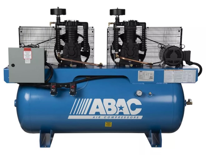 ABAC Belt Drive Duplex Two-Stage Piston Air Compressor