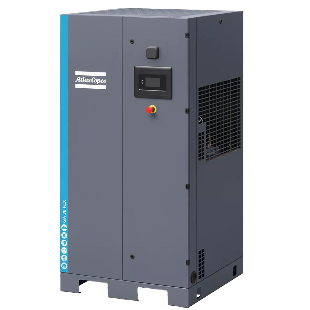 Atlas Copco GA FLX Dual Speed 20 HP Rotary Screw Air Compressor