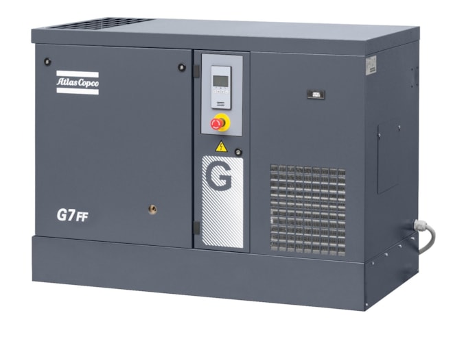 Atlas Copco G2-7D Oil-Injected 7.5 HP Rotary Screw Air Compressor, With Dryer