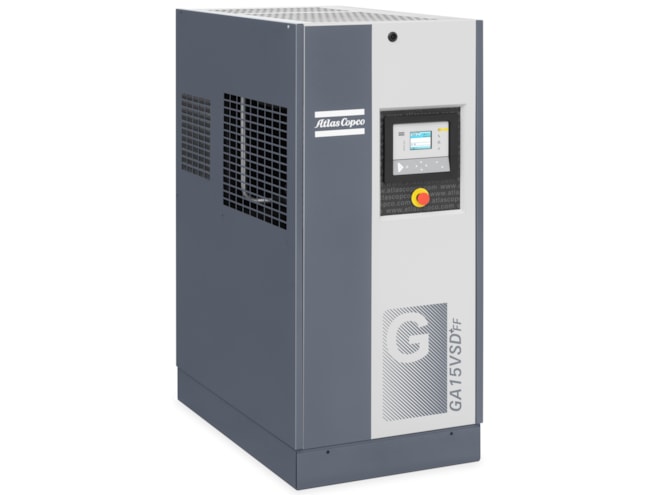 Atlas Copco GA7VSD+ 175 AP, 10 HP 460V Rotary Screw Air Compressor