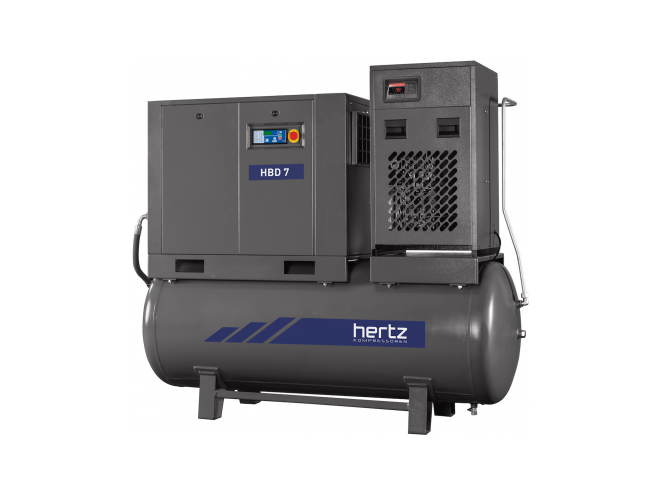 Hertz Kompressoren HBD 7 2346 125 TMD, 10 HP Rotary Screw Air Compressor
