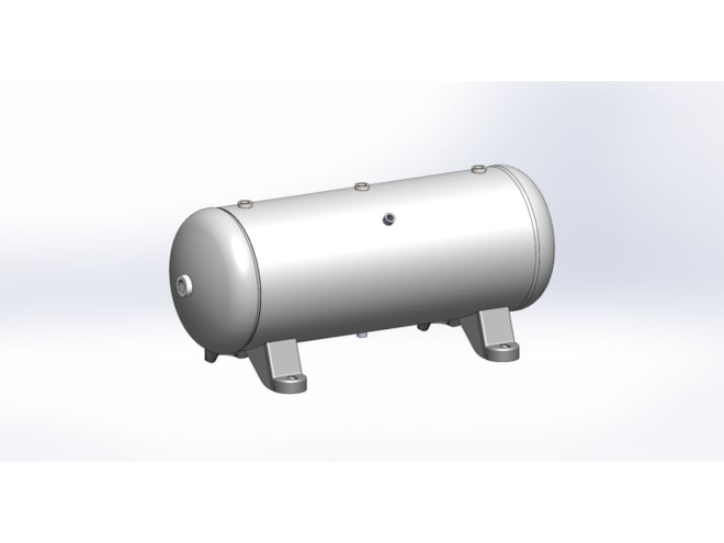 Morganton 15 Gallon, 200 PSI, 12 x 33 Horizontal Tank w/ Feet