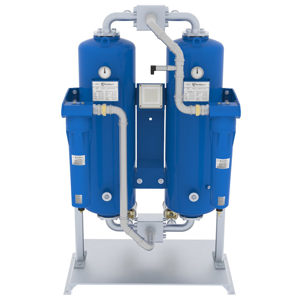 PureDry Air PDA-HLD Series Heatless Desiccant Air Dryer