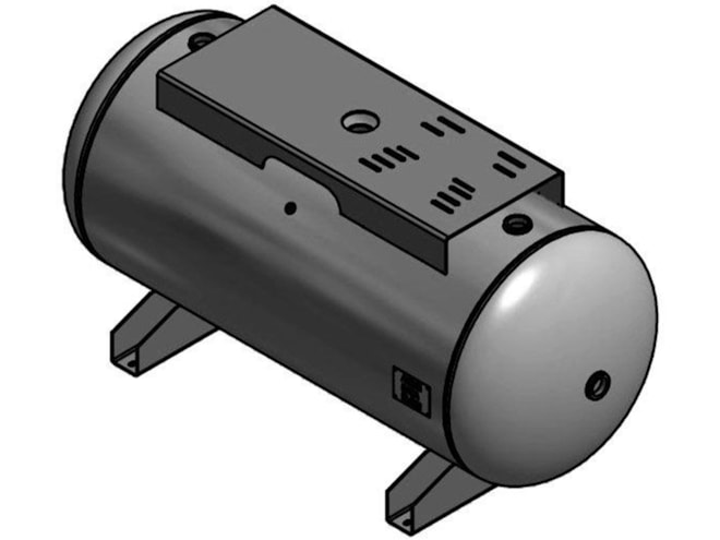 Steel Fab 200 Gallon Horizontal Air Tank