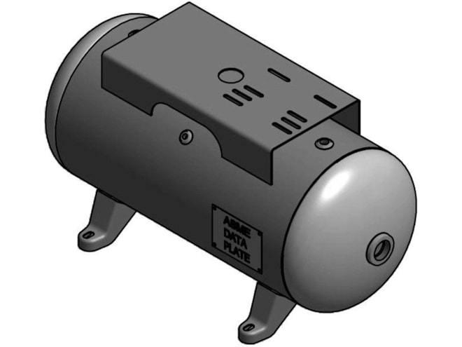 Steel Fab 20 Gallon Horizontal Air Tank