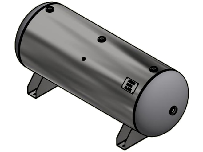 Steel Fab 120 Gallon Horizontal Air Tank