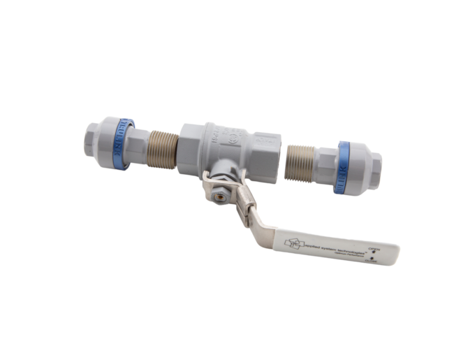 Applied System Technologies Tube-to-Tube Ball Valve